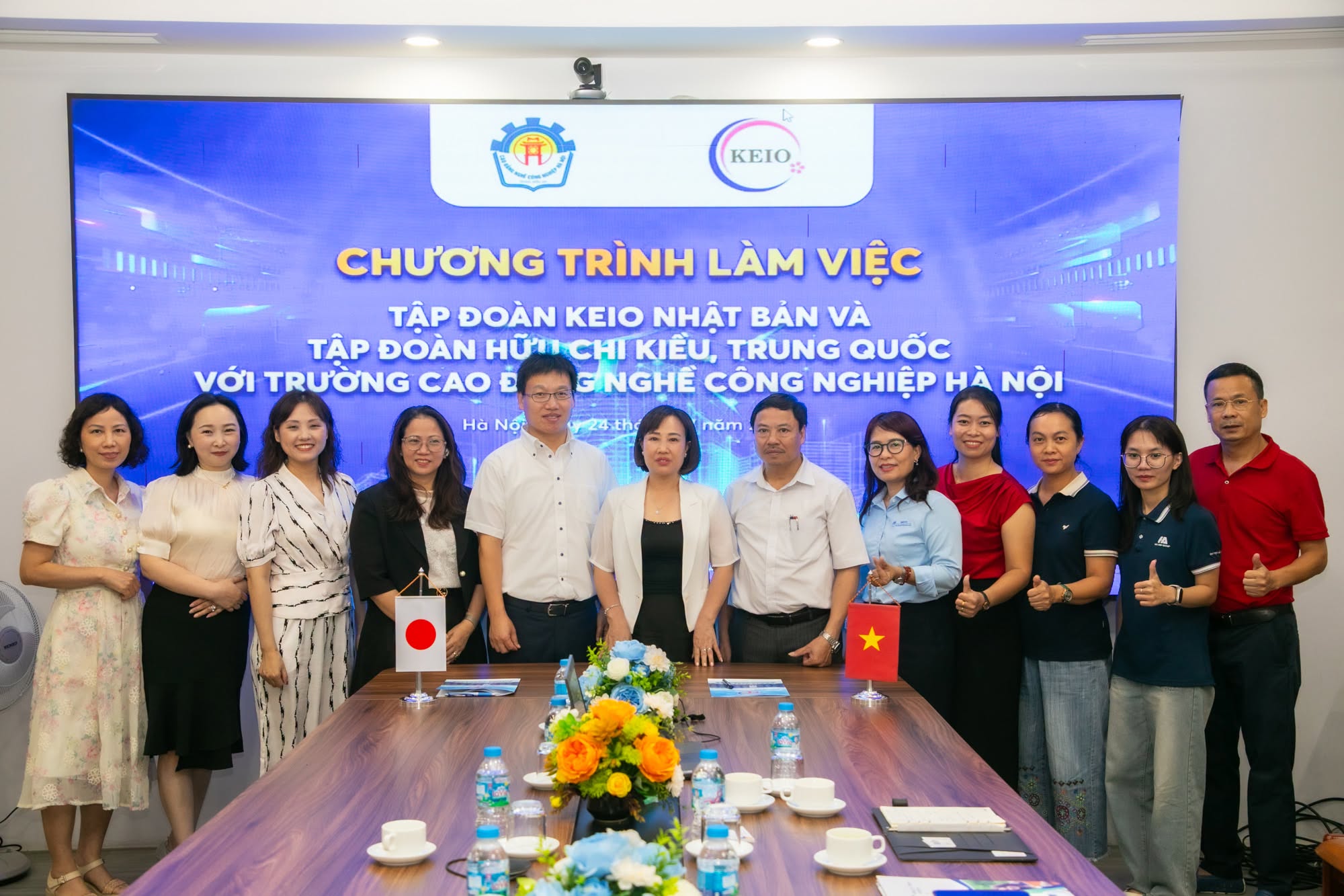 HNIVC MỞ RỘNG HỢP TÁC QUỐC TẾ VỚI KEIO GROUP – NHẬT BẢN VÀ TẬP ĐOÀN GIÁO DỤC HỮU CHI KIỀU – TRUNG QUỐC